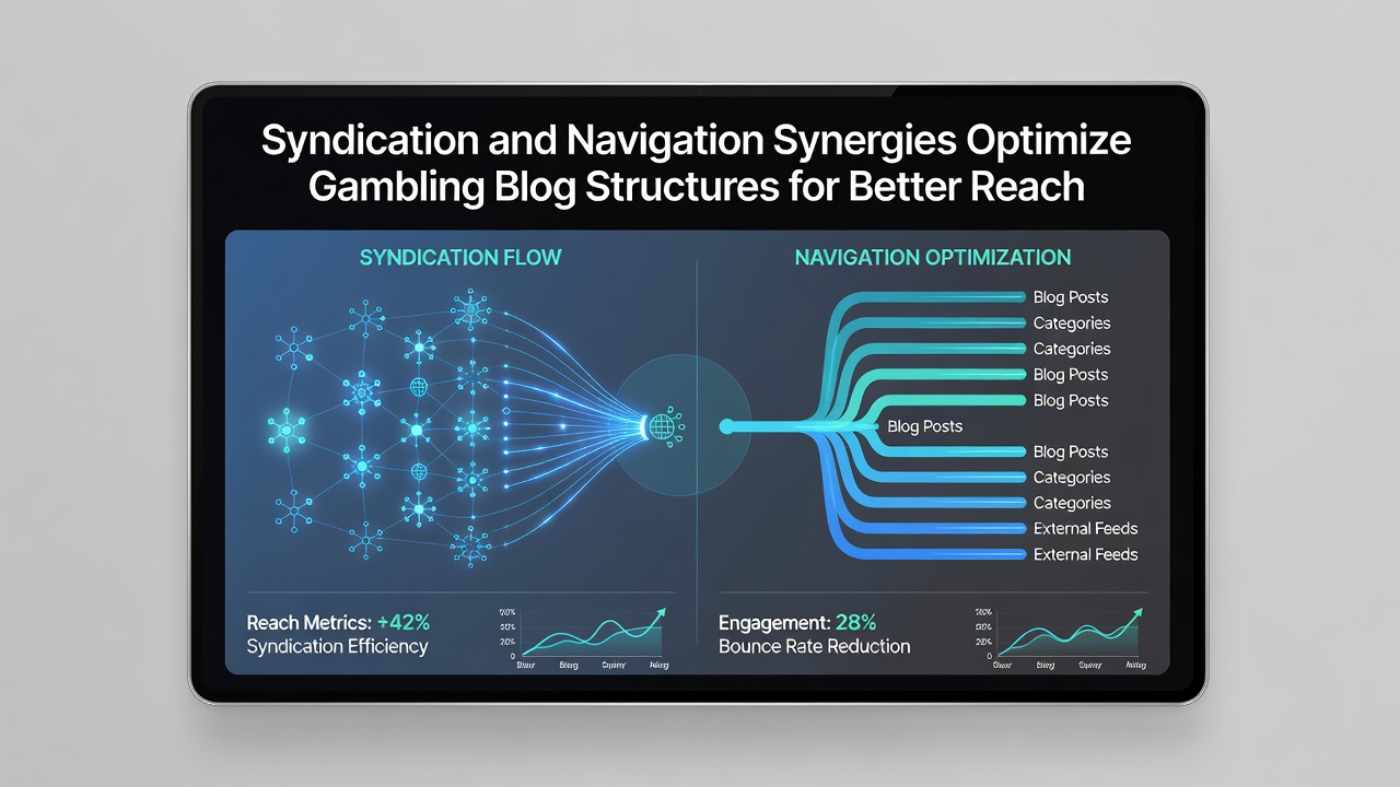 Beispiel einer integrierten Blog-Navigation mit Feed-Syndikation für optimierte Inhaltsverteilung
