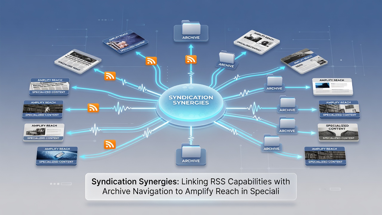 Darstellung von Archivnavigation kombiniert mit RSS-Syndizierung in spezialisierten Wettinhalten