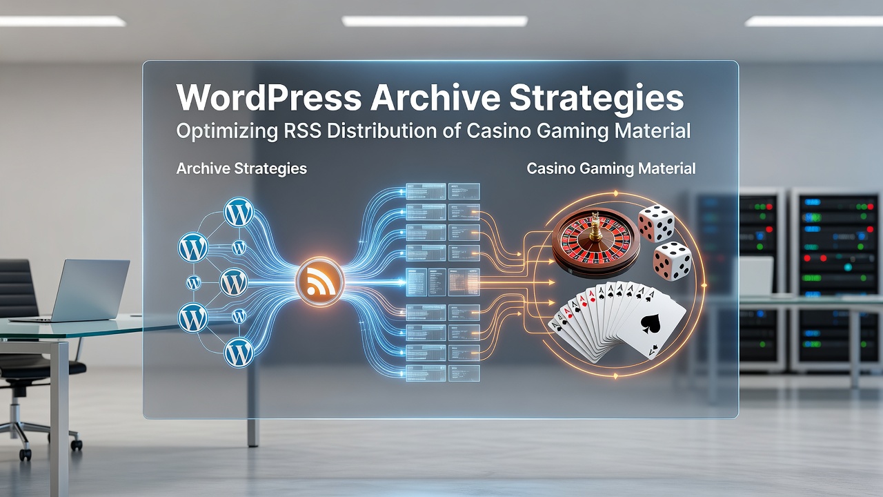 Übersicht über WordPress-Archivstrukturen für RSS-Optimierung in Casino-Blogs