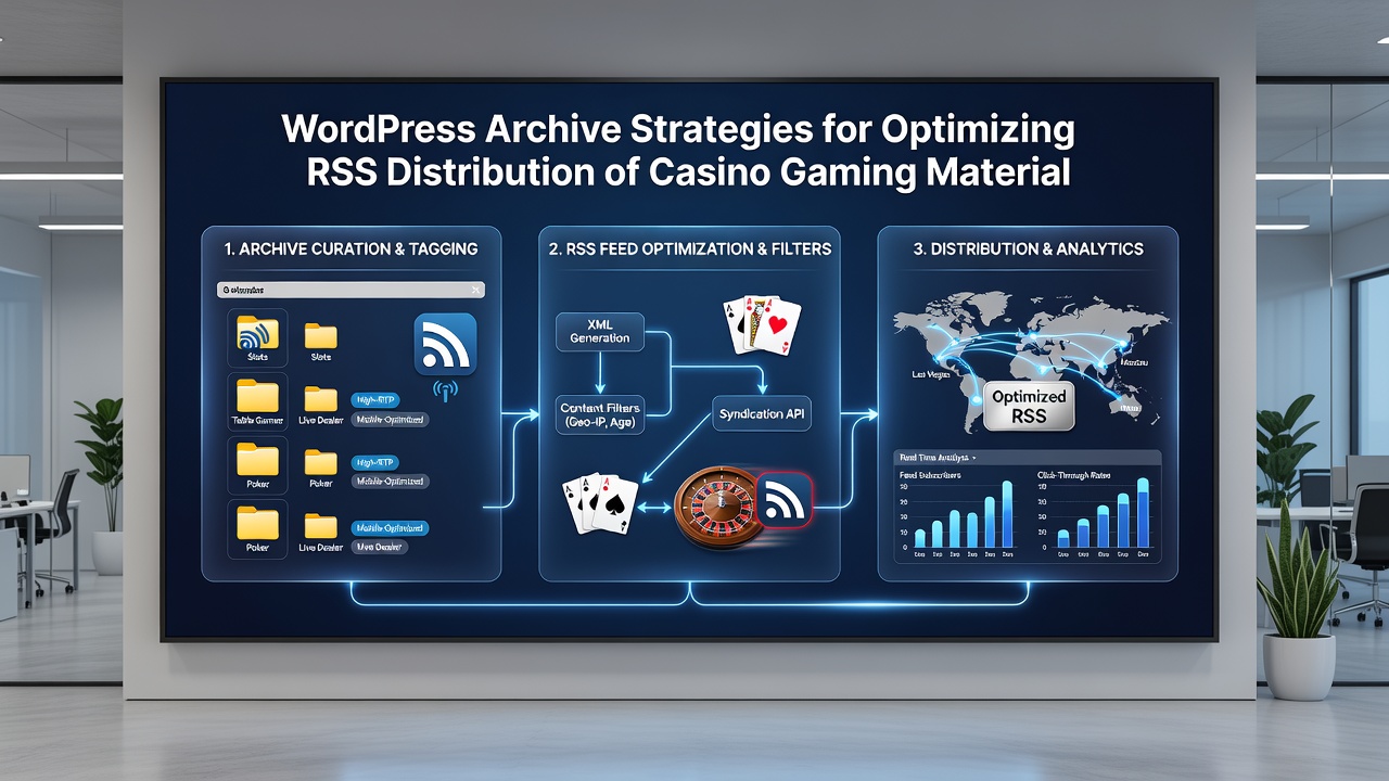Beispiel einer paginierten WordPress-Archivseite mit RSS-Integration